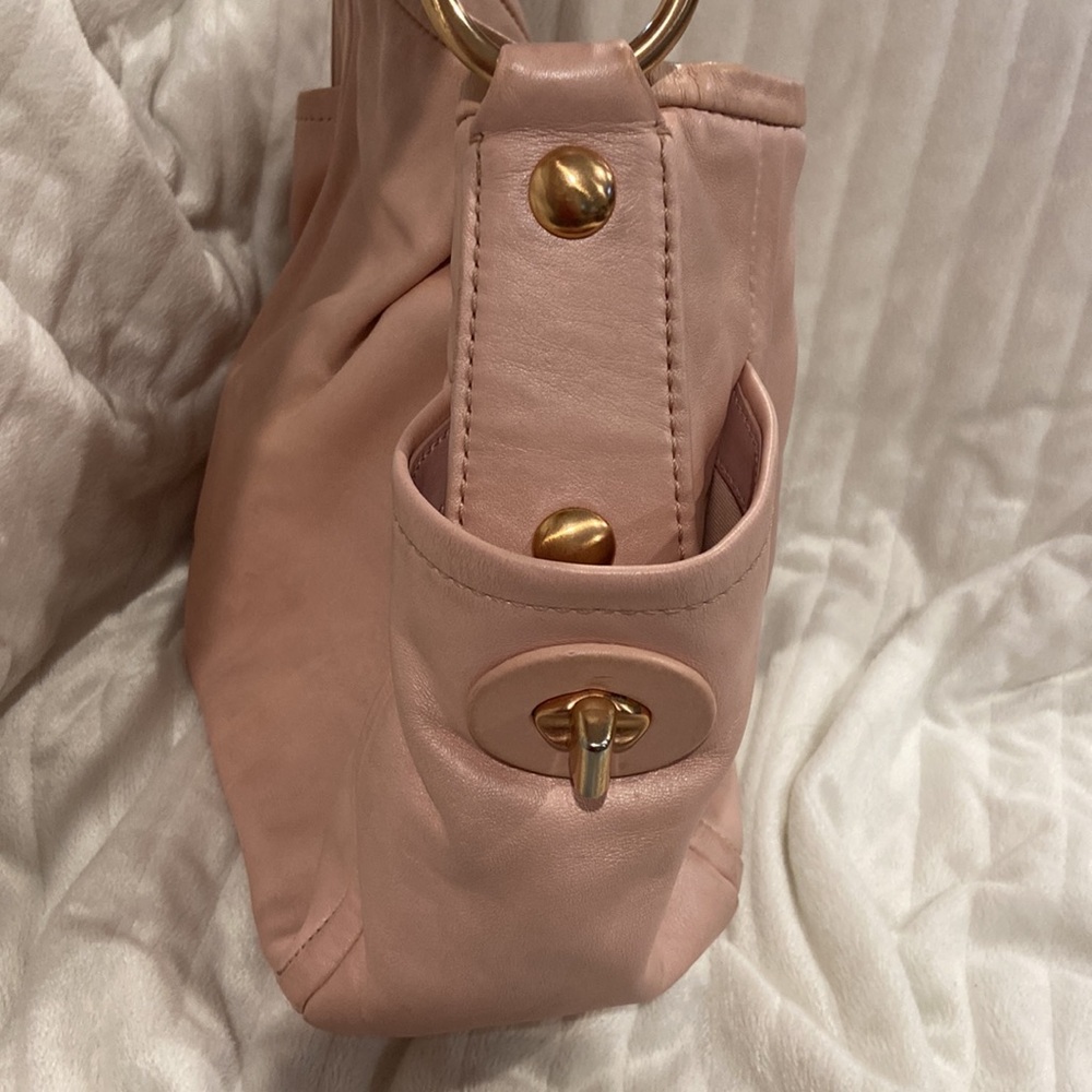GUC Coach Metallic Pink Hobo Bag - Picture 3 of 9